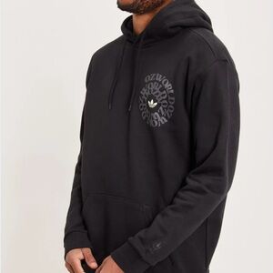 Men’s Adidas Originals Ozworld Black Hoodie Sweatshirt - Large